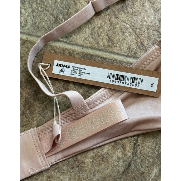 Skims Wireless Form T-shirt Bra Mica Size 34C - Picture 8 of 8